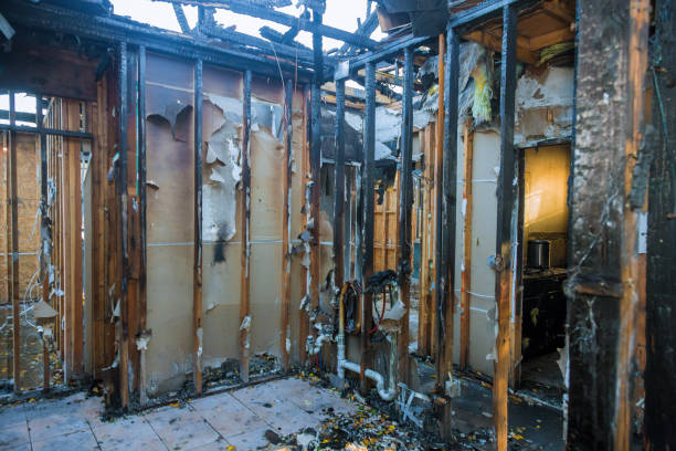Professional Emergency Fire Cleanup technician working in Atlanta, IL